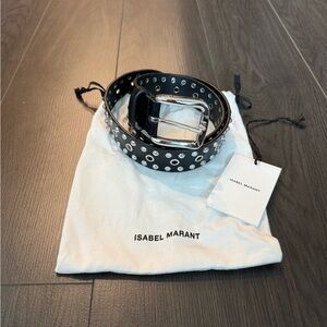 Isabel Marant Black Studded belt! Size 75